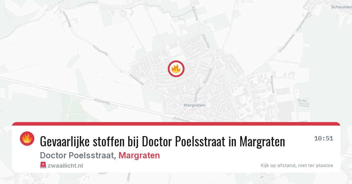 Gevaarlijke stoffen bij Doctor Poelsstraat in Margraten — 1 apr 2026