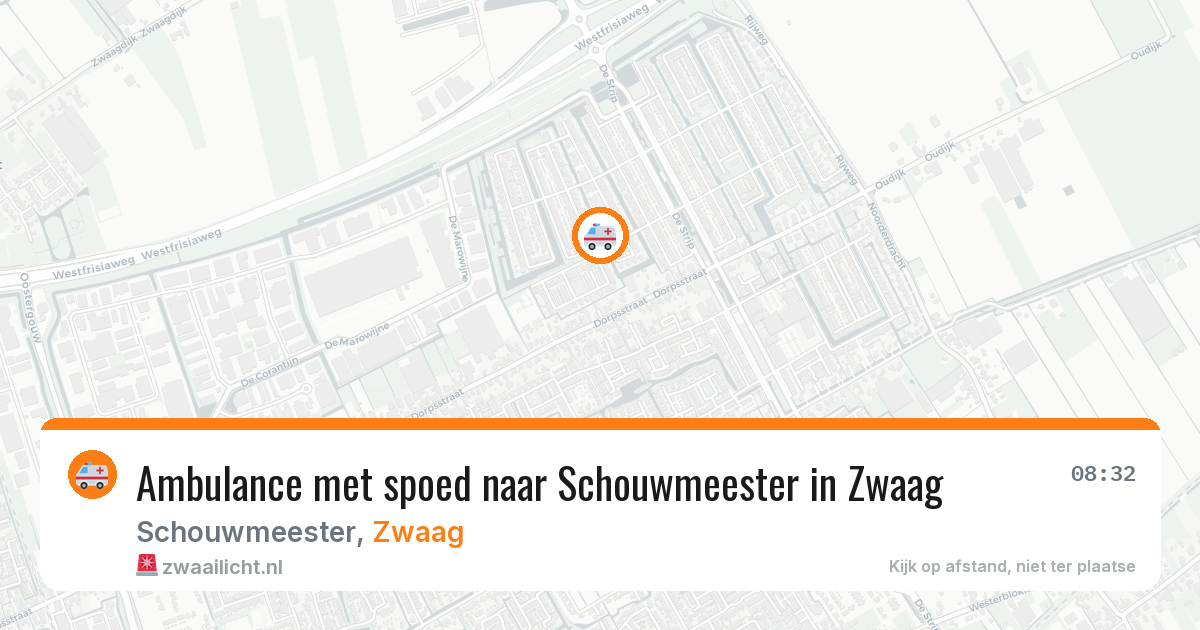 Ambulance met spoed naar Schouwmeester in Zwaag — 10 feb 2026