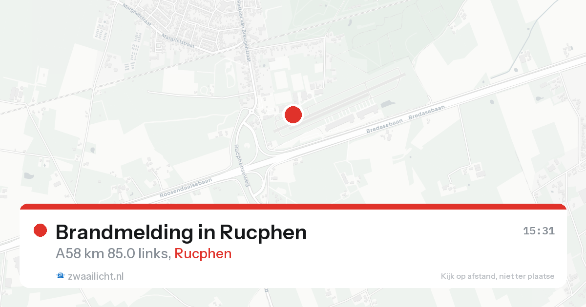 Brandmelding in Rucphen — 22 aug 2026
