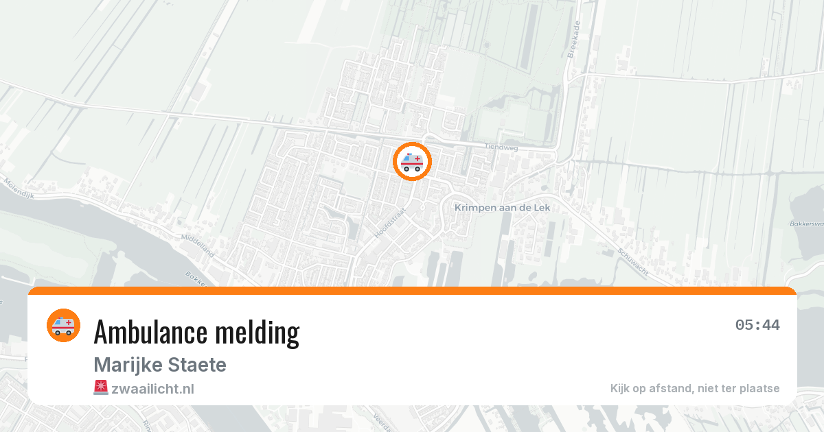 Ambulance melding — 10 feb 2026