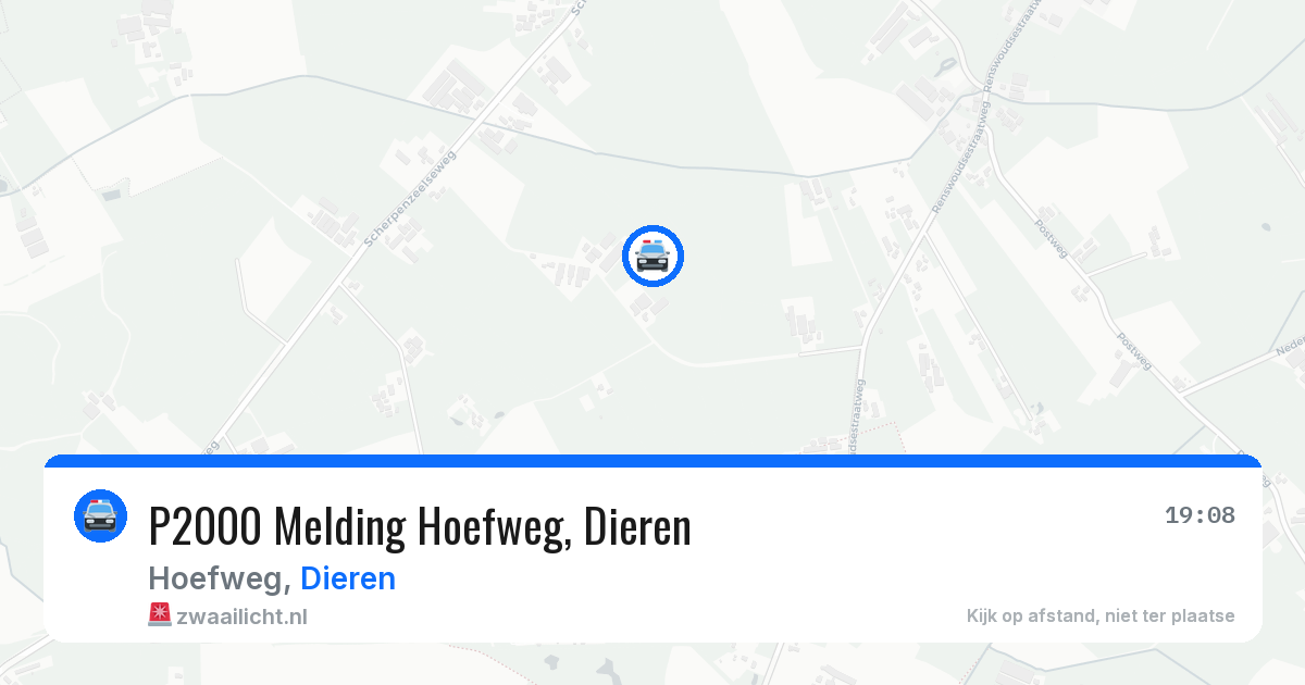 P2000 Melding Hoefweg, Dieren — 10 jun 2026