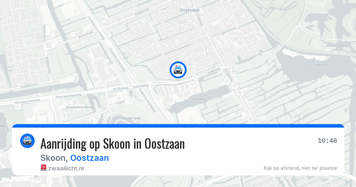 Aanrijding op Skoon in Oostzaan — 28 mei 2026