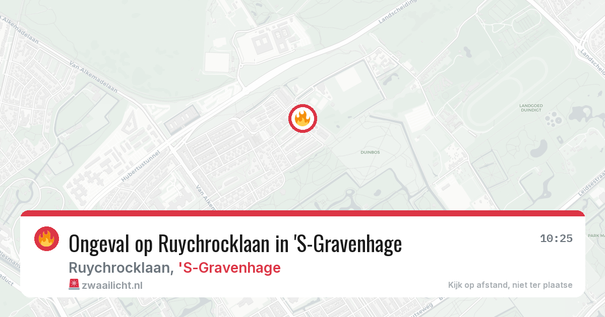 Ongeval op Ruychrocklaan in 'S-Gravenhage — 27 jun 2026