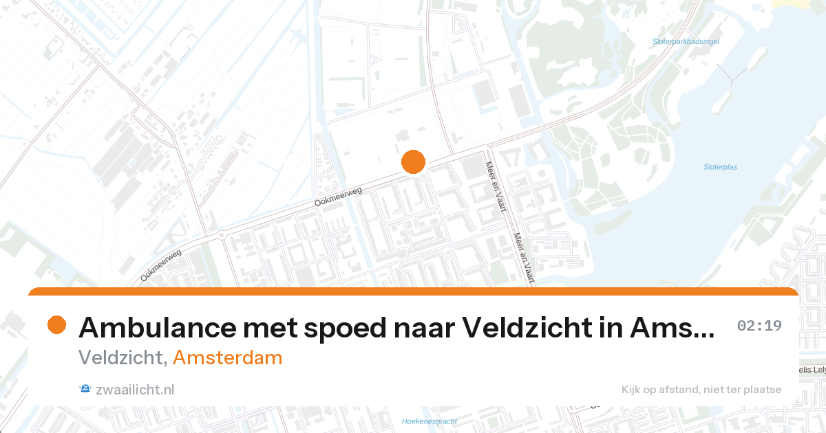 Ambulance met spoed naar Veldzicht in Amsterdam — 7 feb 2026