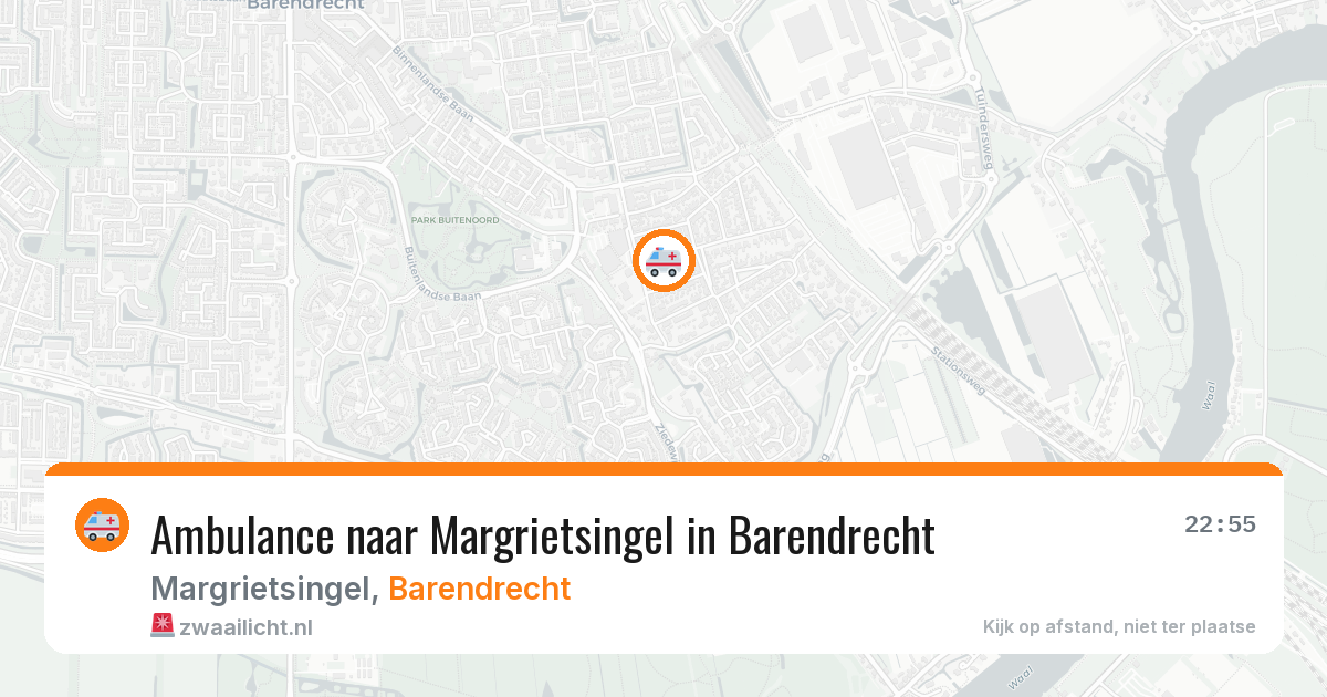 Ambulance naar Margrietsingel in Barendrecht — 13 jun 2026