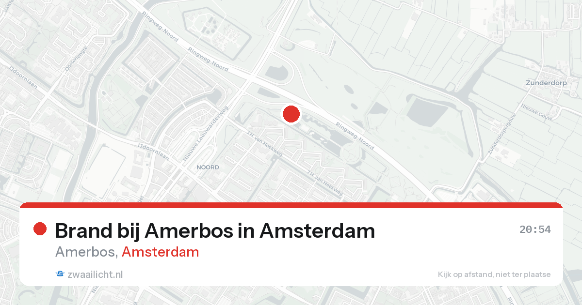 Brand bij Amerbos in Amsterdam — 3 jun 2026