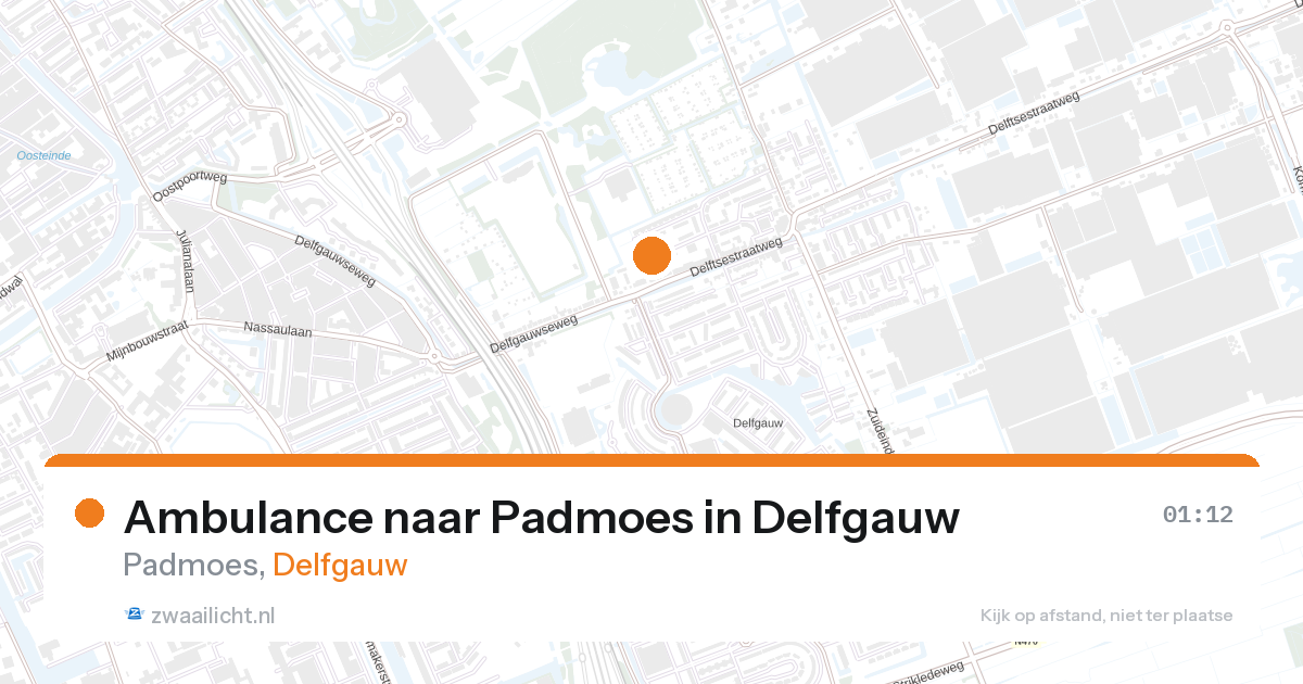 Ambulance naar Padmoes in Delfgauw — 4 apr 2026