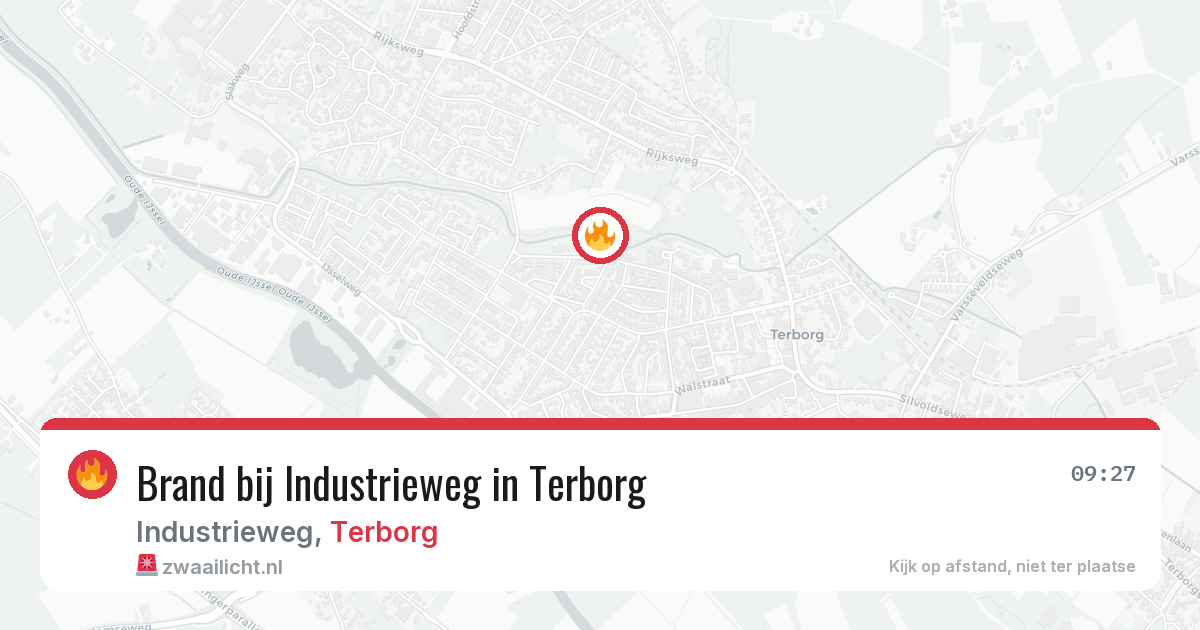 Brand bij Industrieweg in Terborg — 30 jun 2026
