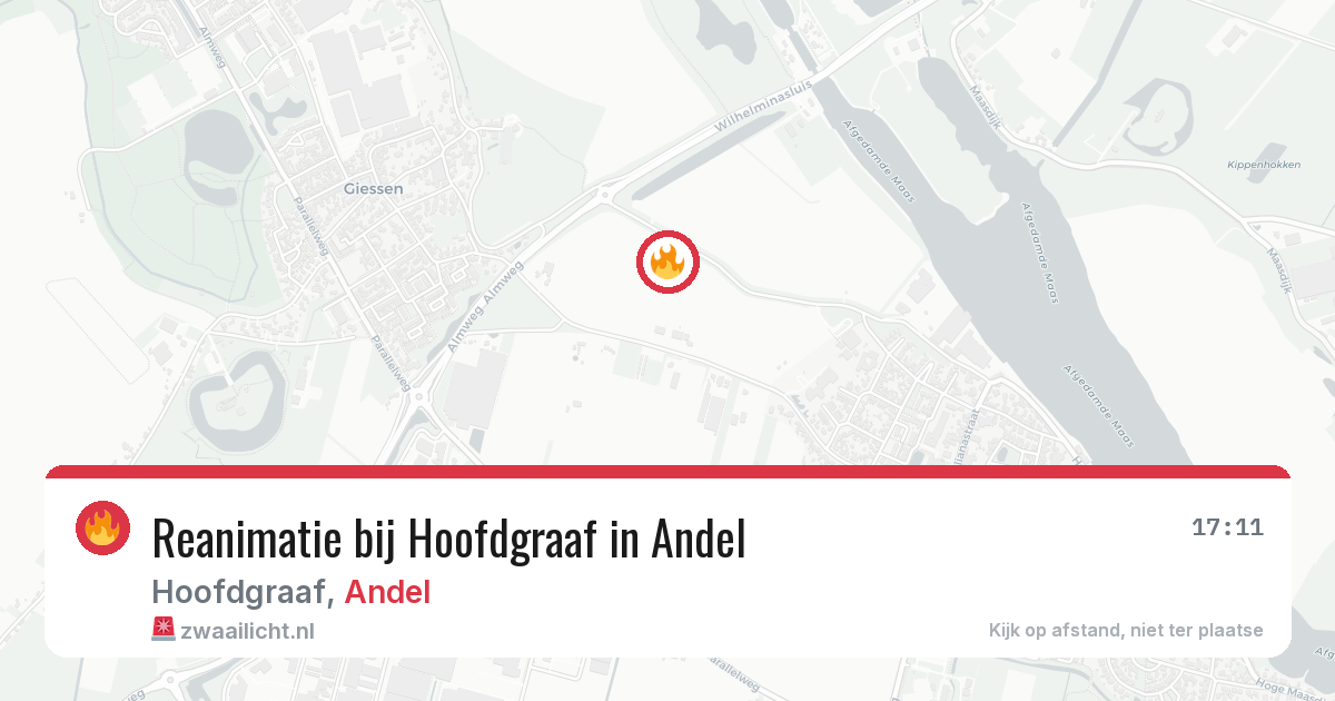 Reanimatie bij Hoofdgraaf in Andel — 4 feb 2026