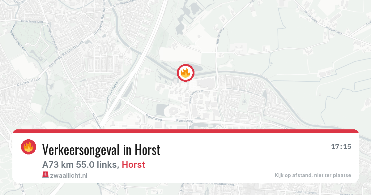 Verkeersongeval in Horst — 17 feb 2026