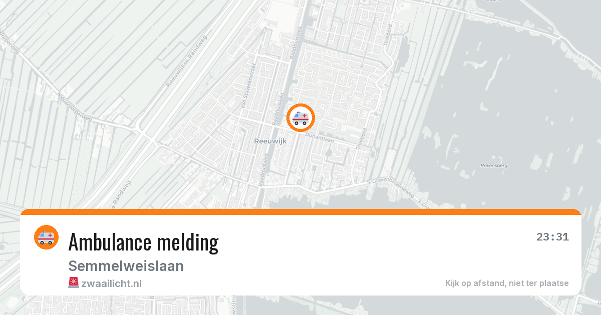 Ambulance melding — 26 apr 2026