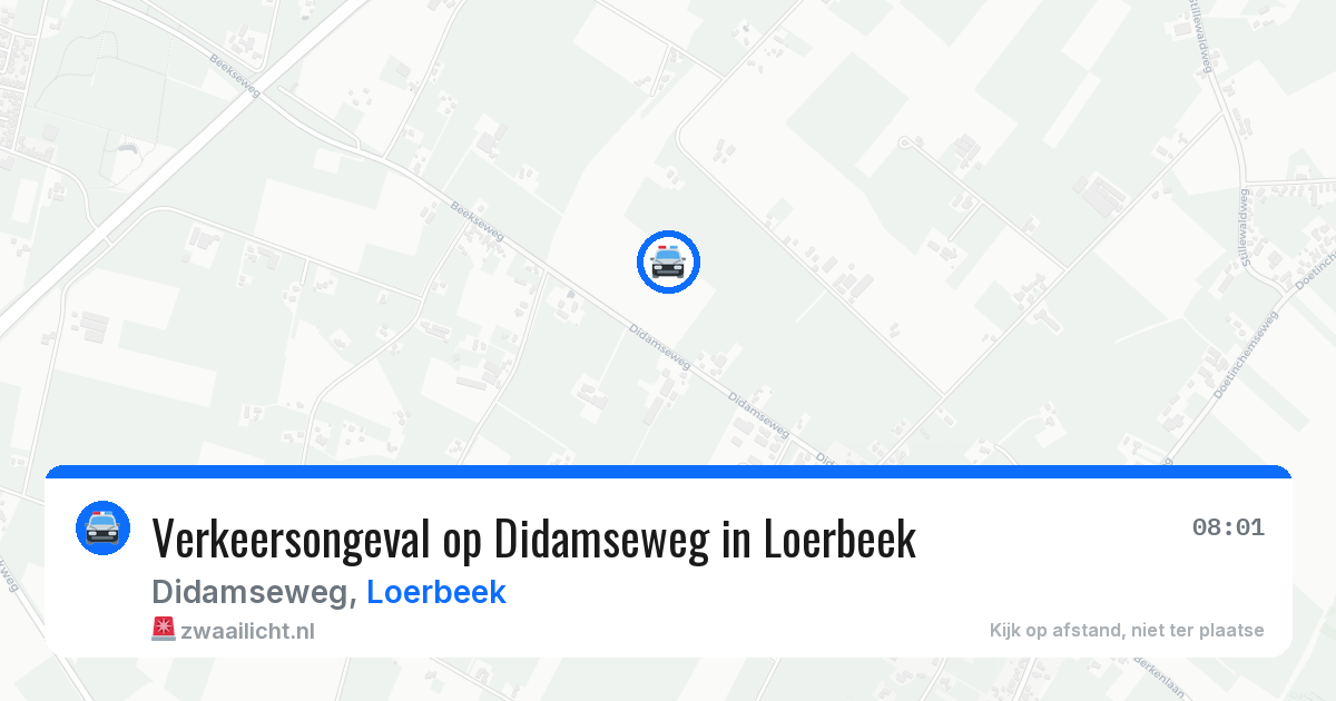 Verkeersongeval op Didamseweg in Loerbeek — 26 mei 2026