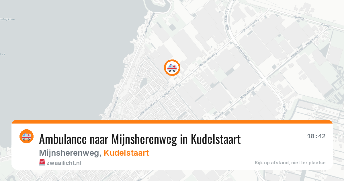 Ambulance naar Mijnsherenweg in Kudelstaart — 12 jun 2026