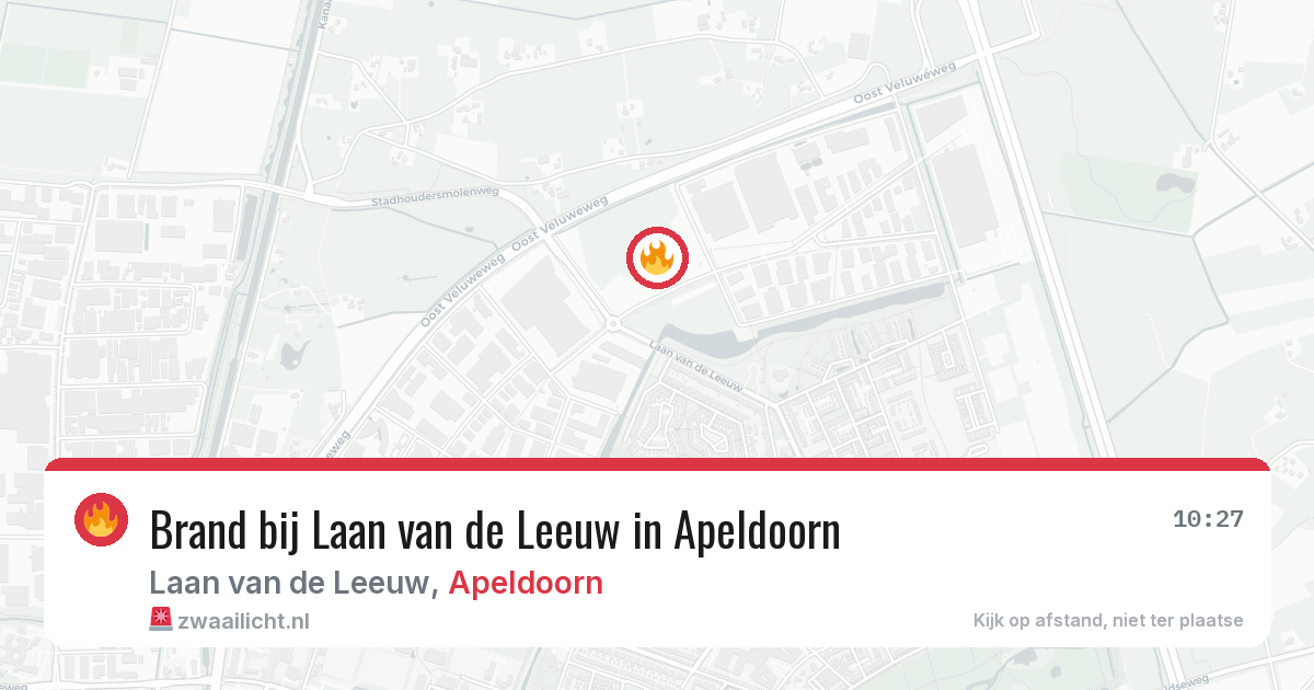 Brand bij Laan van de Leeuw in Apeldoorn — 23 jun 2026
