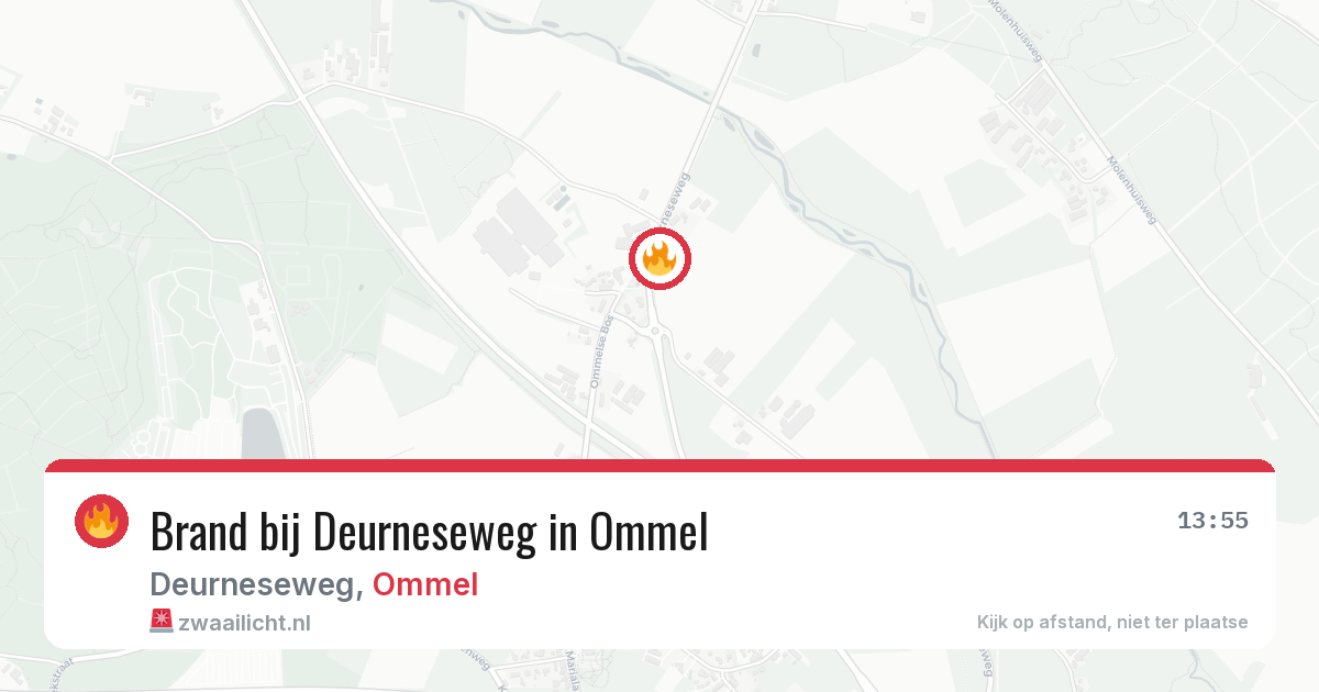 Brand bij Deurneseweg in Ommel — 2 jun 2026