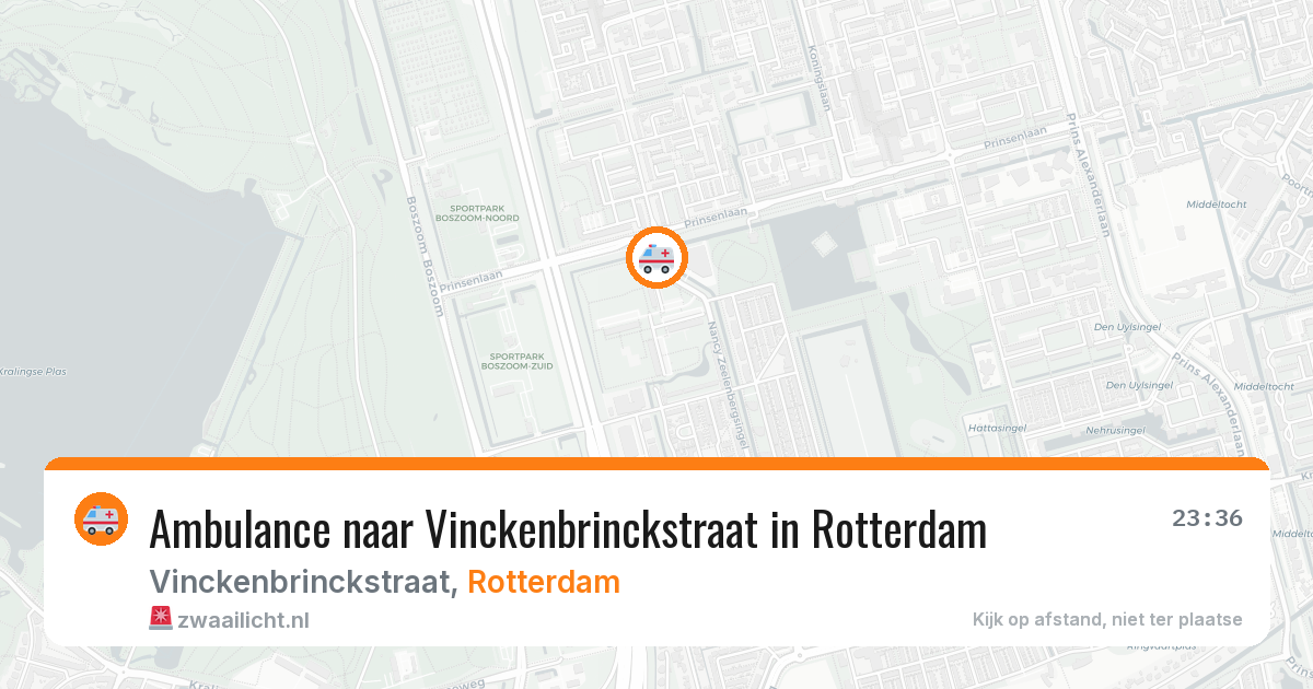 Ambulance naar Vinckenbrinckstraat in Rotterdam — 30 jun 2026