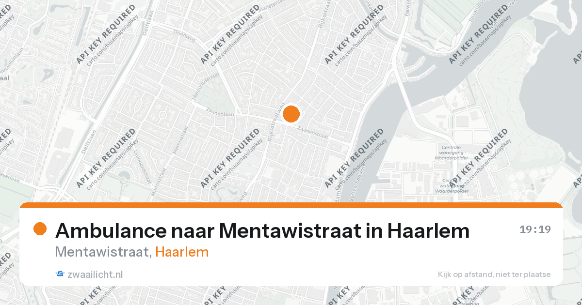 Ambulance naar Mentawistraat in Haarlem — 9 jun 2026