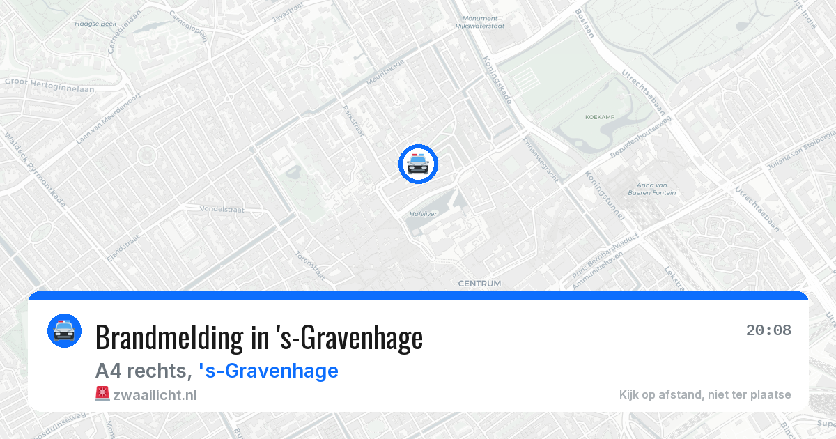 Brandmelding in 's-Gravenhage — 6 jun 2026