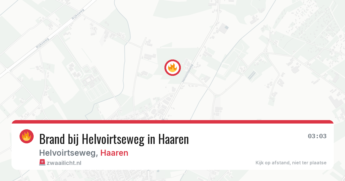 Brand bij Helvoirtseweg in Haaren — 28 jun 2026