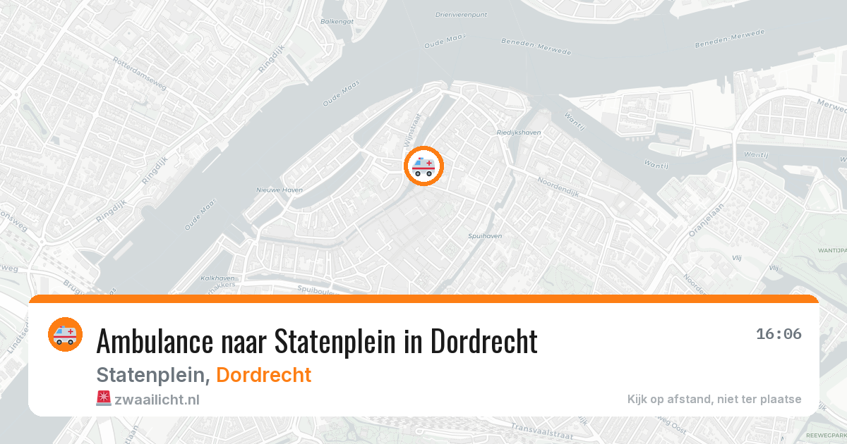 Ambulance naar Statenplein in Dordrecht — 5 jul 2026