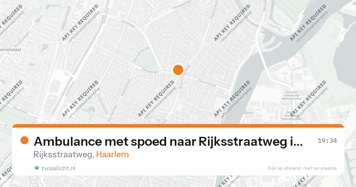 Ambulance met spoed naar Rijksstraatweg in Haarlem — 6 jun 2026
