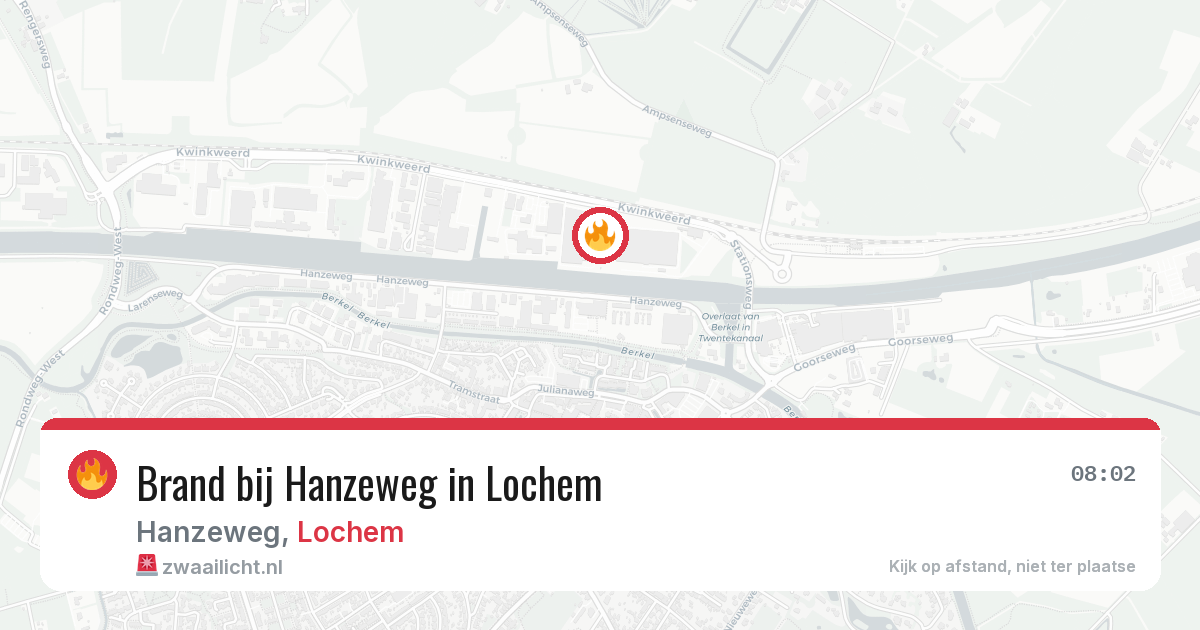 Brand bij Hanzeweg in Lochem — 26 jul 2026