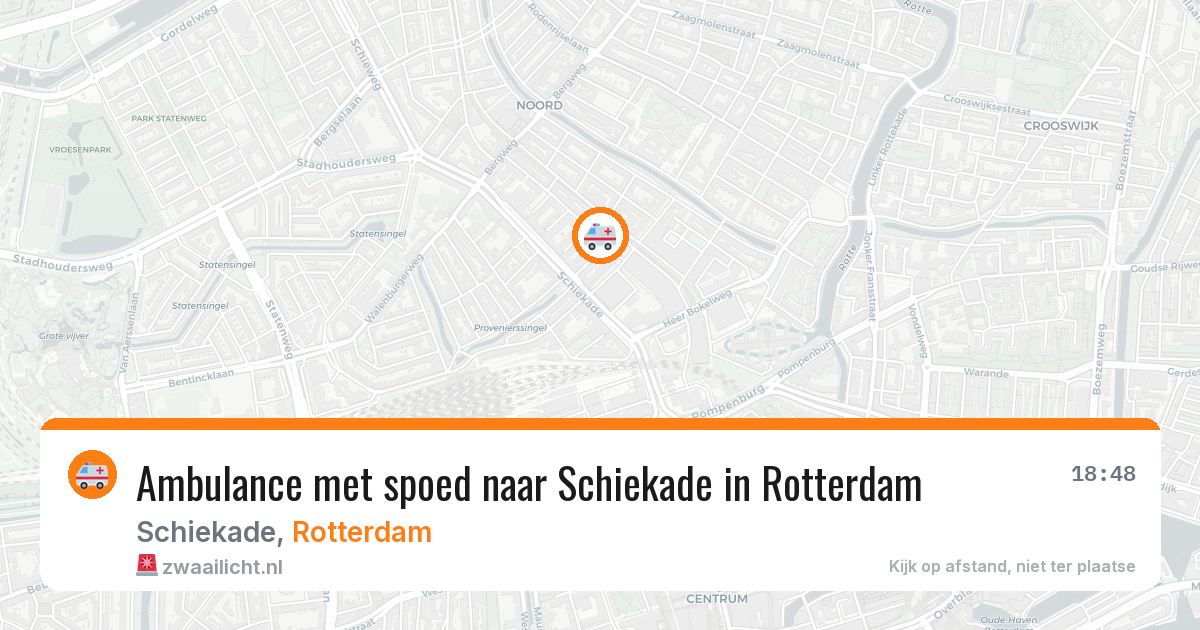 Ambulance met spoed naar Schiekade in Rotterdam — 29 jan 2026