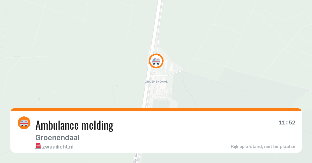 Ambulance melding — 8 apr 2026