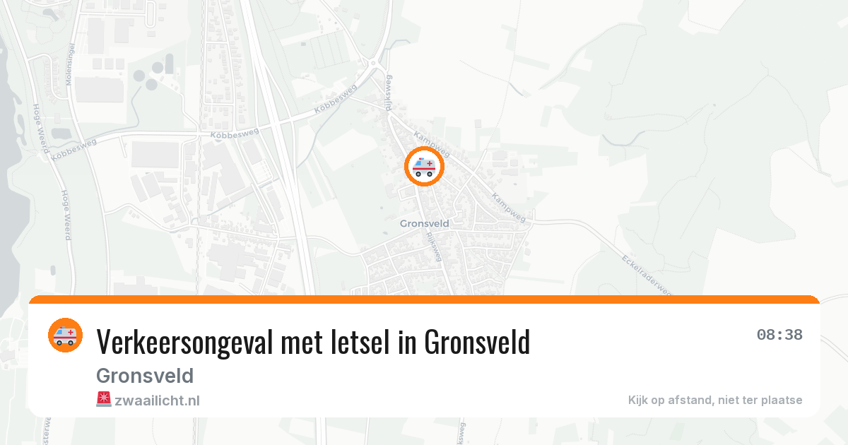 Verkeersongeval met letsel in Gronsveld — 28 mei 2026
