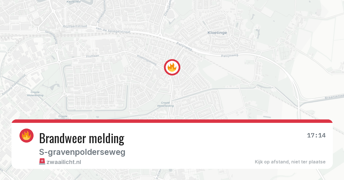Brandweer melding — 2 jul 2026