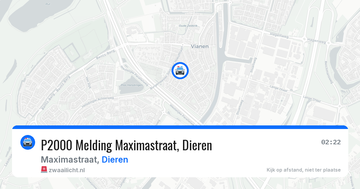 P2000 Melding Maximastraat, Dieren — 28 mei 2026
