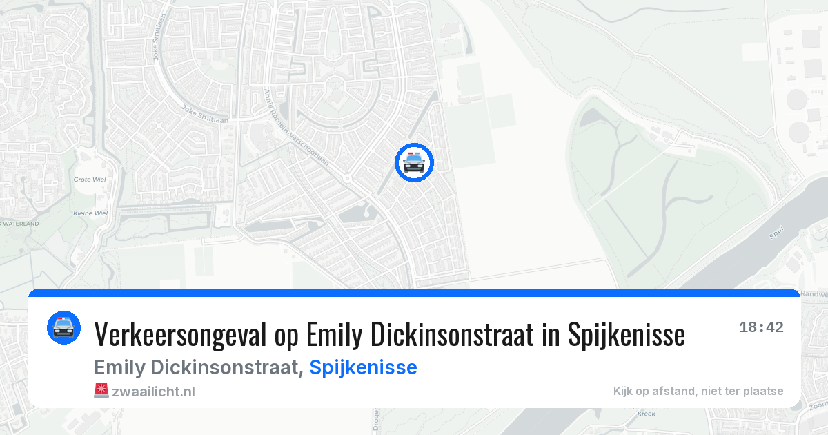 Verkeersongeval op Emily Dickinsonstraat in Spijkenisse — 2 jun 2026