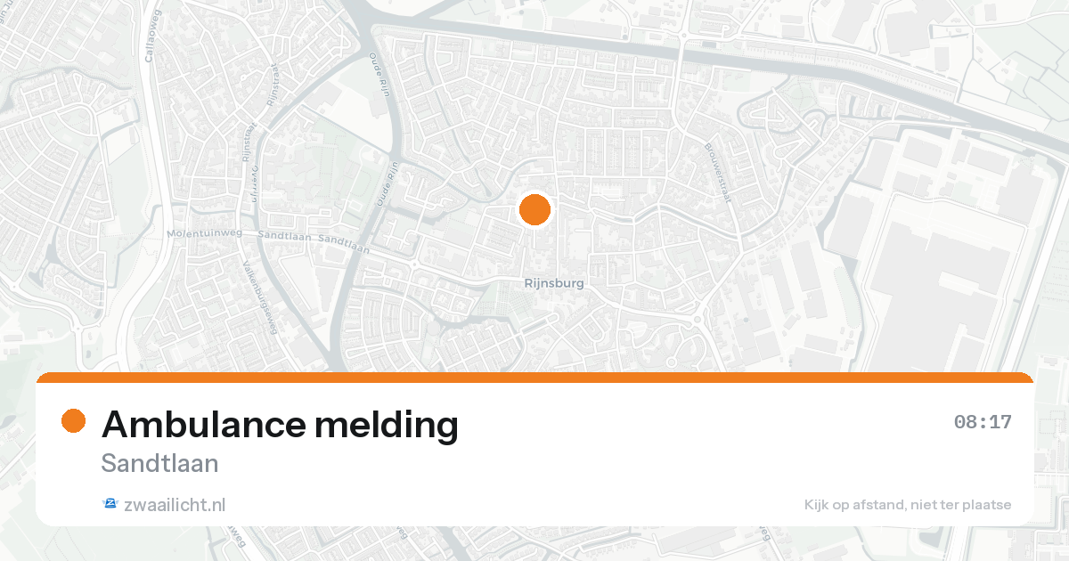Ambulance melding — 8 feb 2026