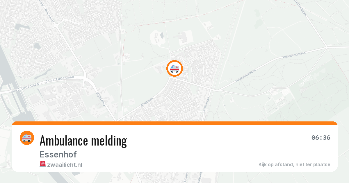 Ambulance melding — 4 jul 2026
