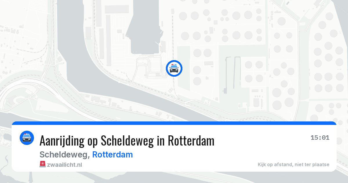 Aanrijding op Scheldeweg in Rotterdam — 26 jul 2026