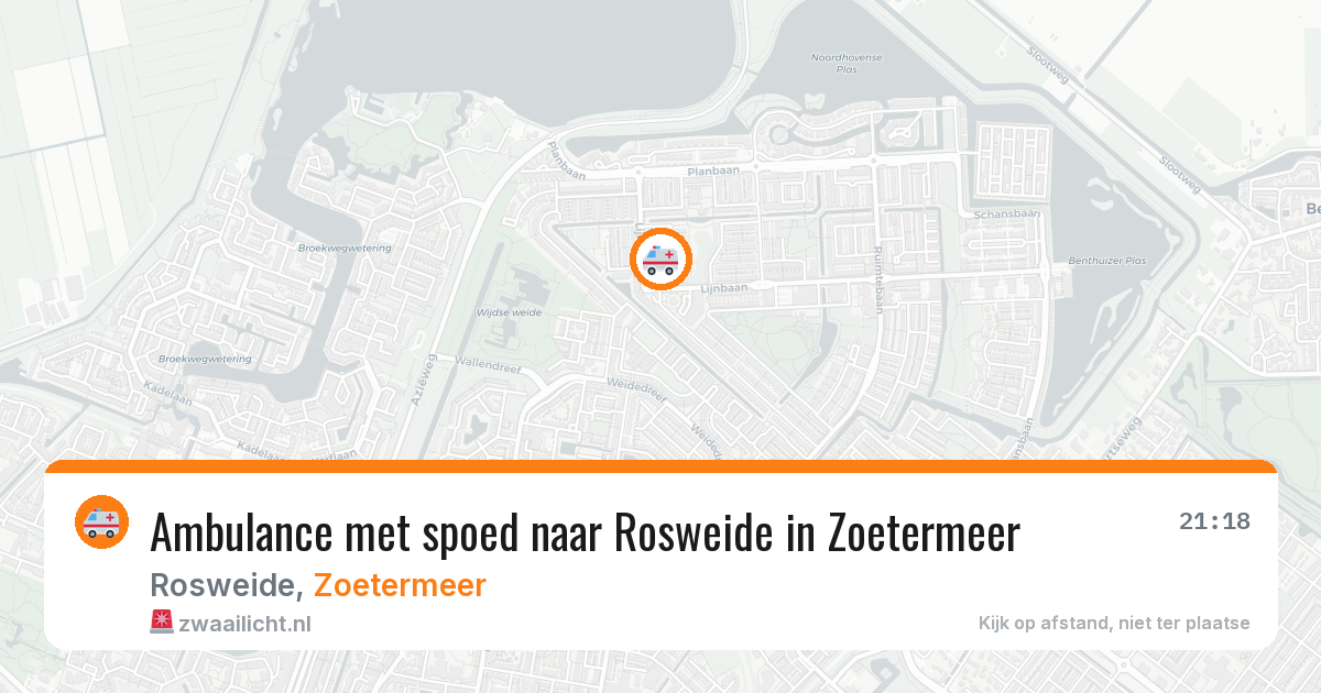 Ambulance met spoed naar Rosweide in Zoetermeer — 16 jan 2026
