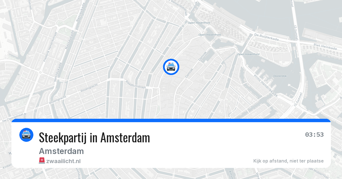 Steekpartij in Amsterdam — 9 apr 2026