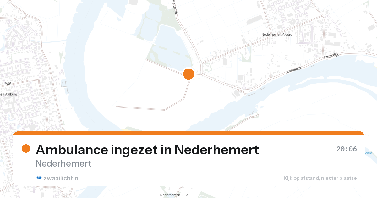 Ambulance ingezet in Nederhemert — 19 aug 2026