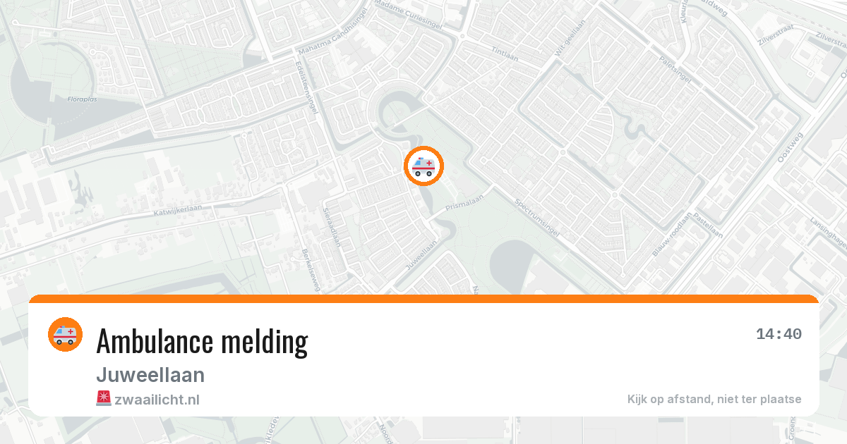 Ambulance melding — 23 feb 2026