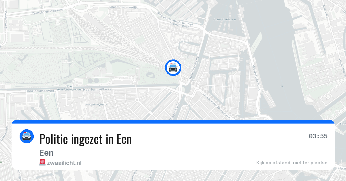 Politie ingezet in Een — 10 mei 2026 | 🚨 Zwaailicht.nl