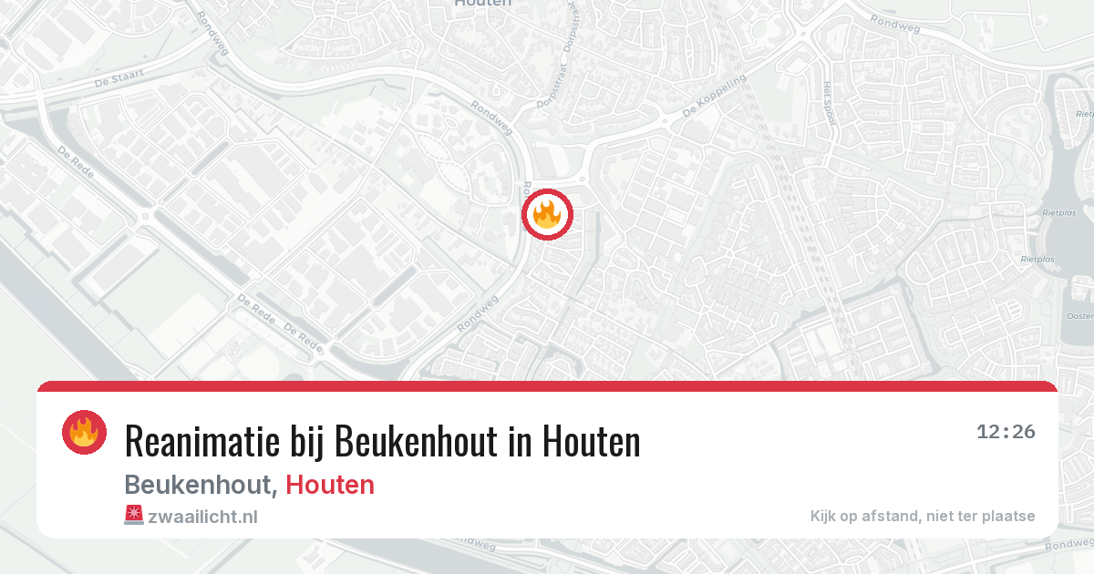 Reanimatie bij Beukenhout in Houten — 31 mei 2026