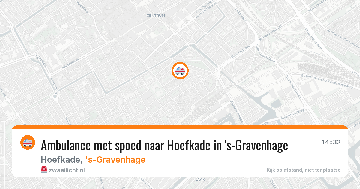 Ambulance met spoed naar Hoefkade in 's-Gravenhage — 30 jul 2026