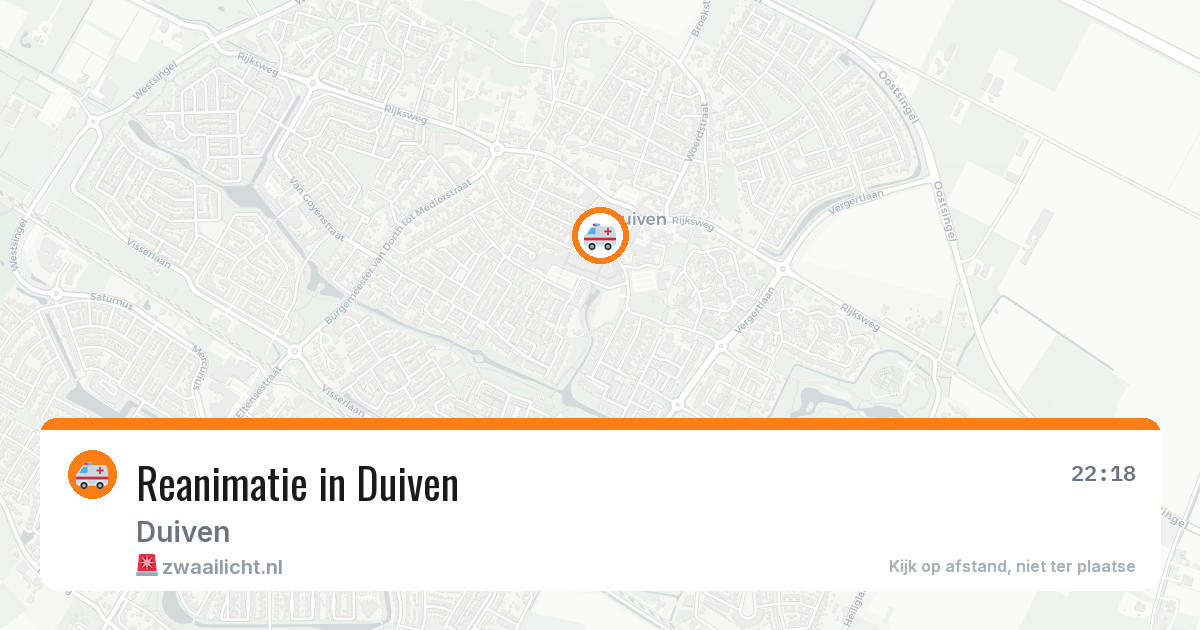 Reanimatie in Duiven — 3 jun 2026