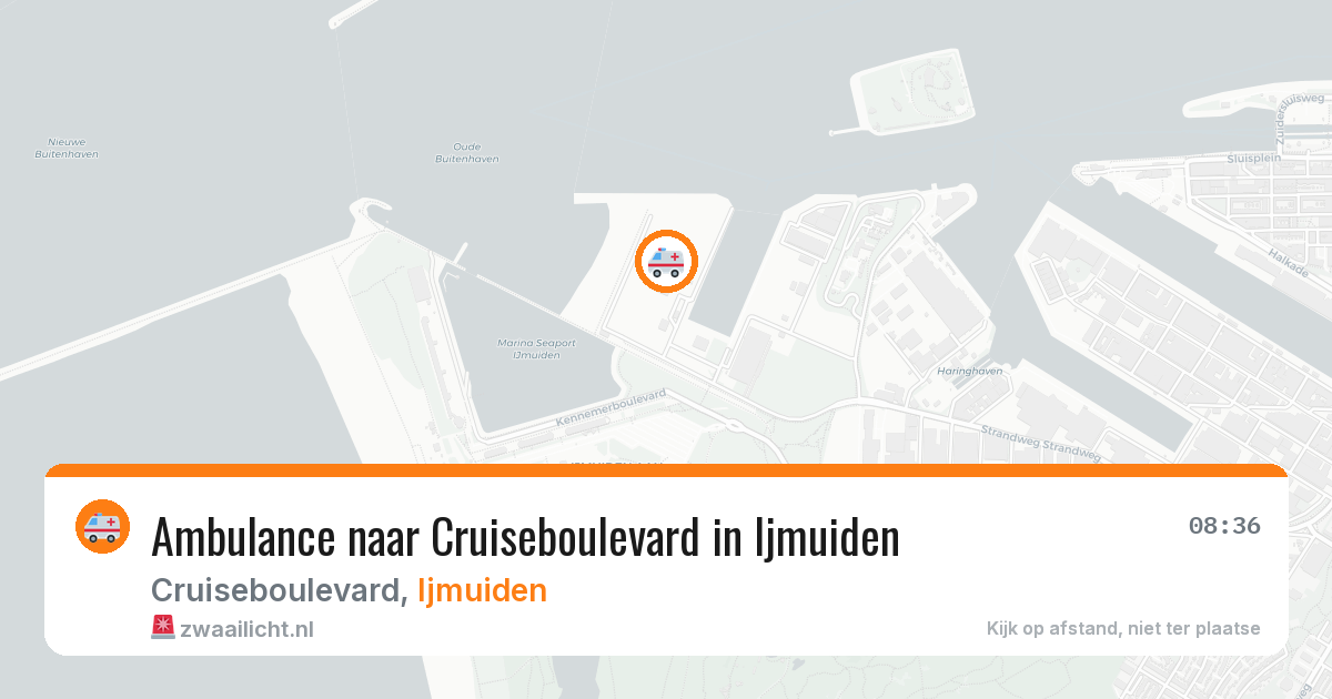 Ambulance naar Cruiseboulevard in Ijmuiden — 6 mei 2026
