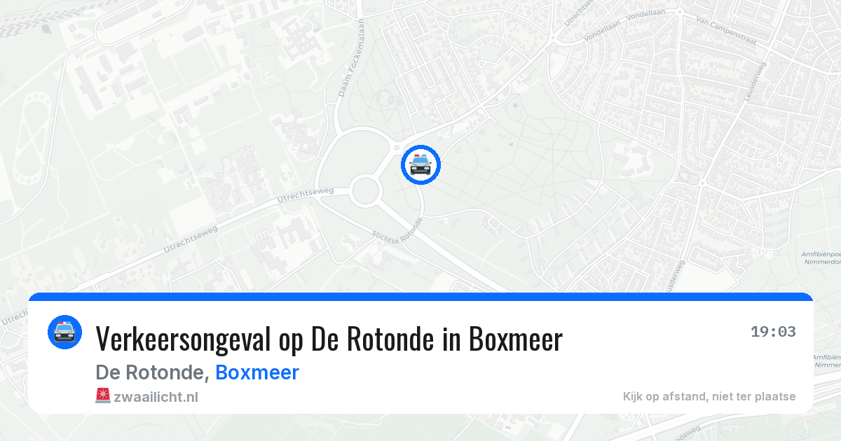 Verkeersongeval op De Rotonde in Boxmeer — 31 mei 2026