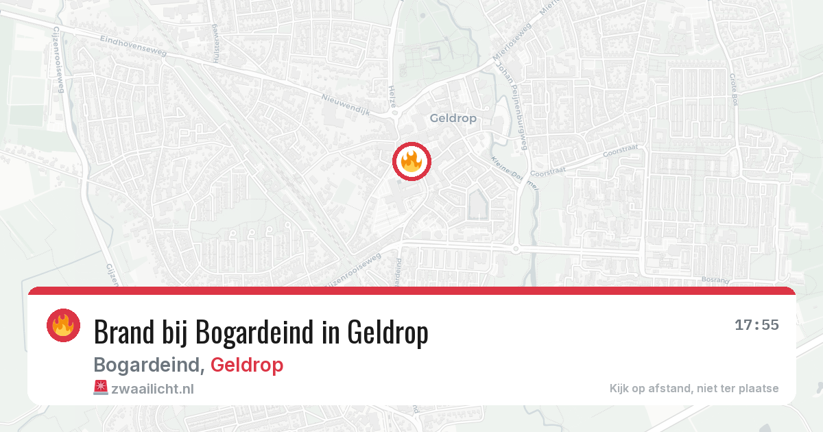 Brand bij Bogardeind in Geldrop — 26 jan 2026