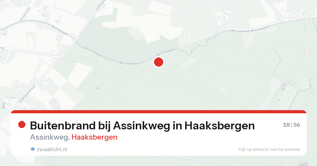 Buitenbrand bij Assinkweg in Haaksbergen — 12 aug 2026