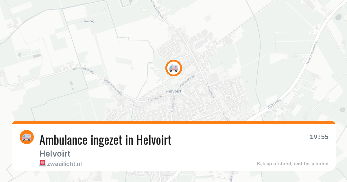 Ambulance ingezet in Helvoirt — 6 apr 2026