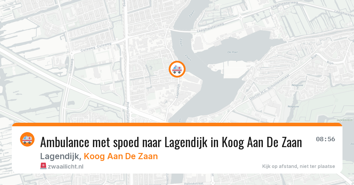 Ambulance met spoed naar Lagendijk in Koog Aan De Zaan — 23 mrt 2026