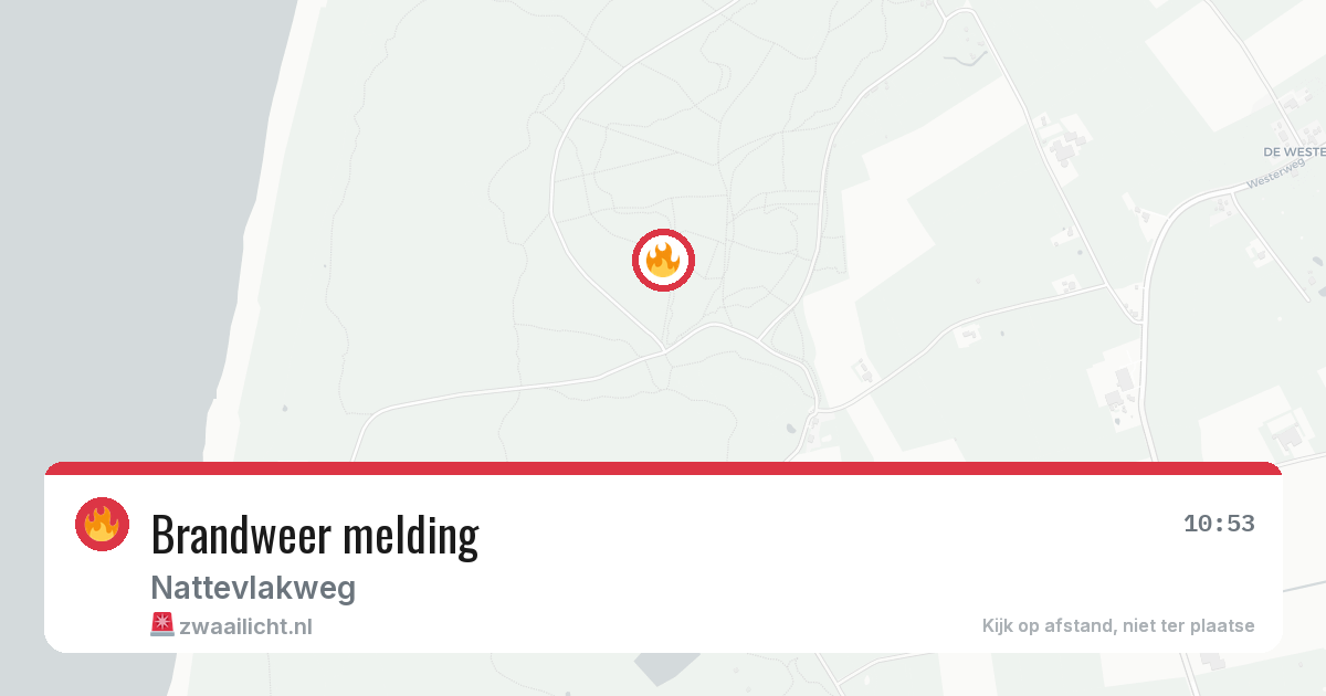 Brandweer melding — 7 jul 2026